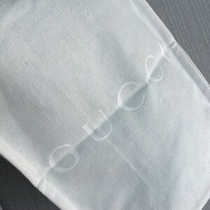 Gucci logo lightweight canvas white small tote bag